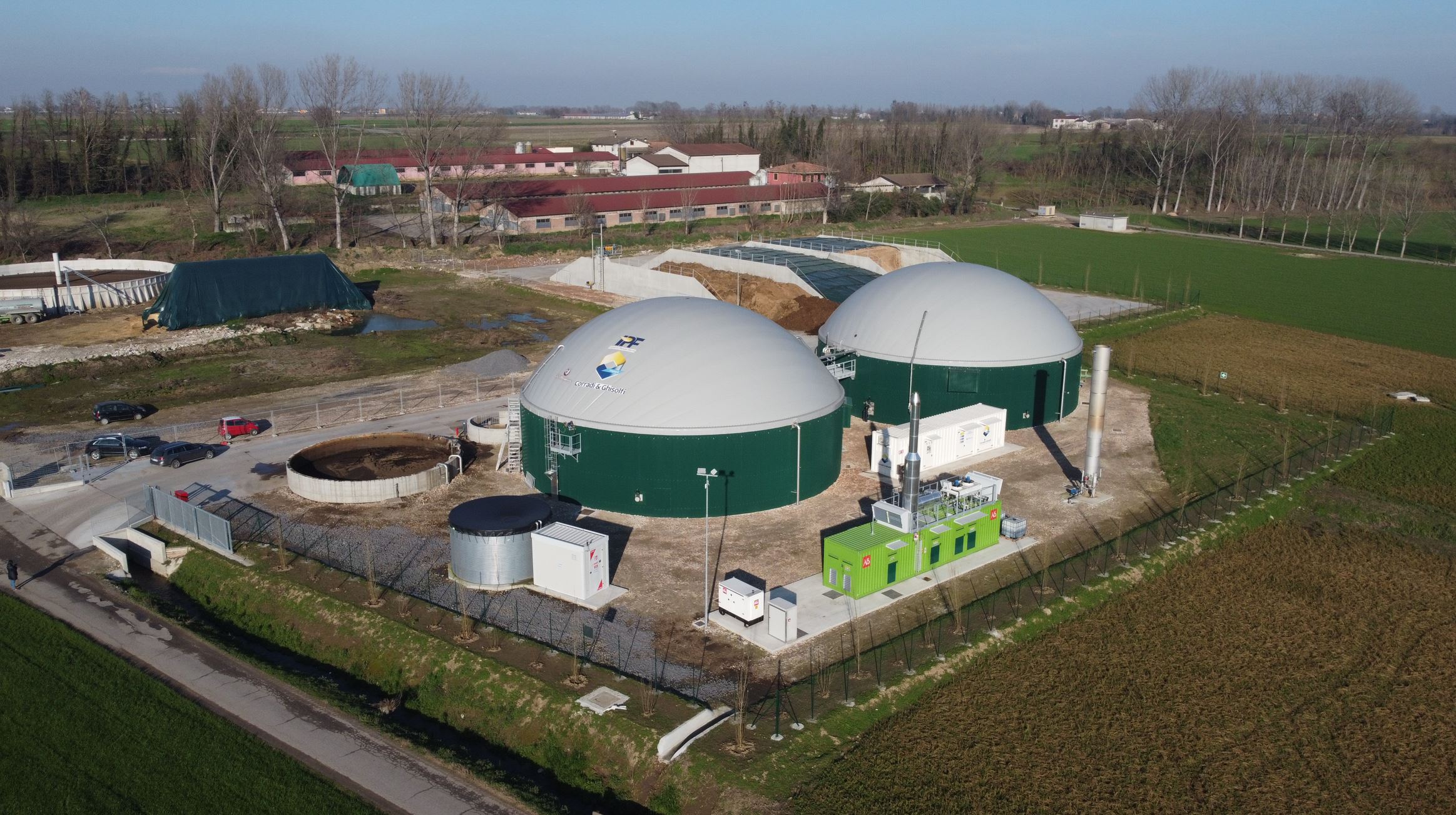 Impianto Biogas Soc Agr La Margherita Borgo San Giacomo Bs Corradi Ghisolfi