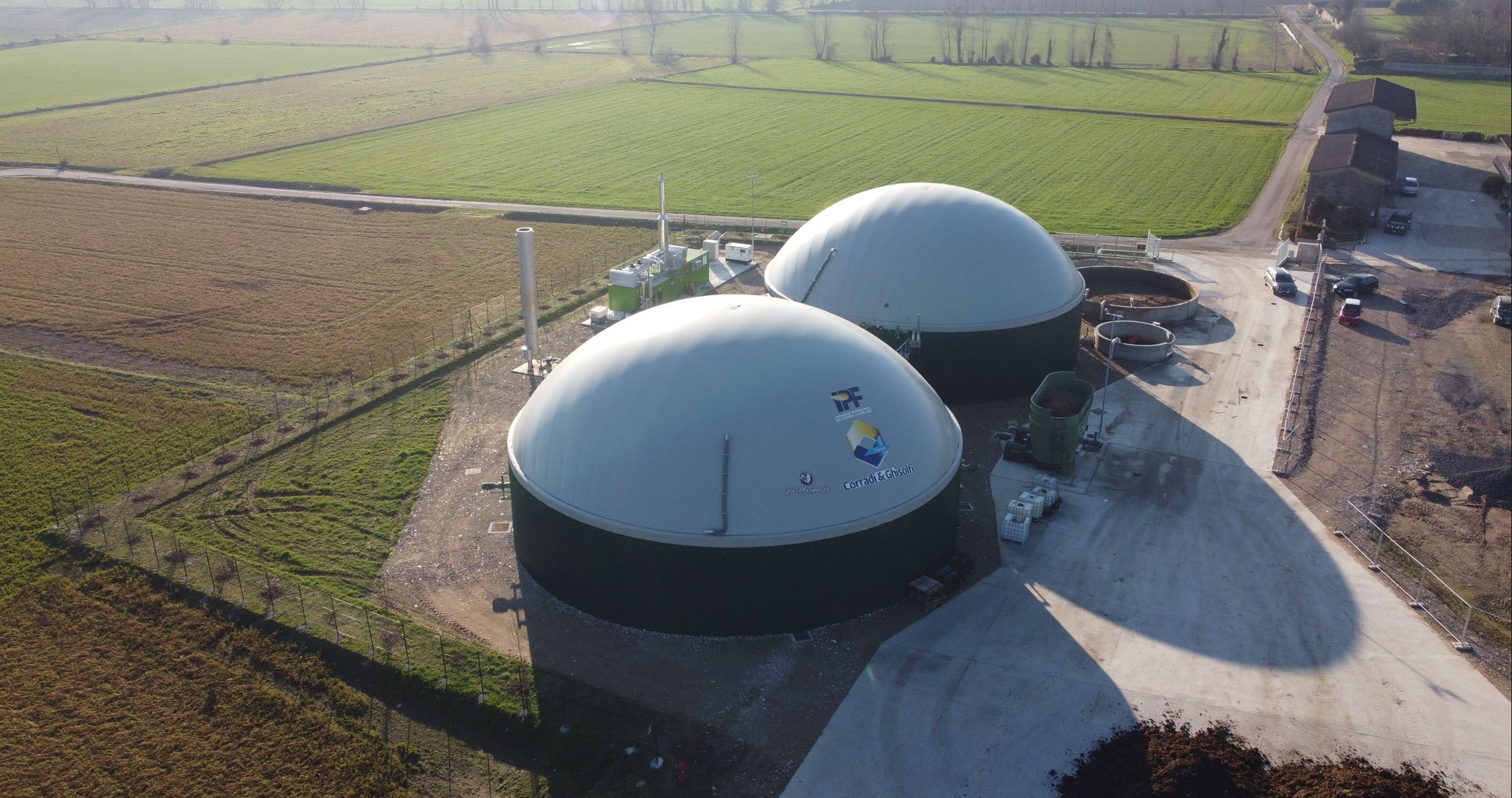 Impianto Biogas Soc Agr La Margherita Borgo San Giacomo Bs Corradi Ghisolfi