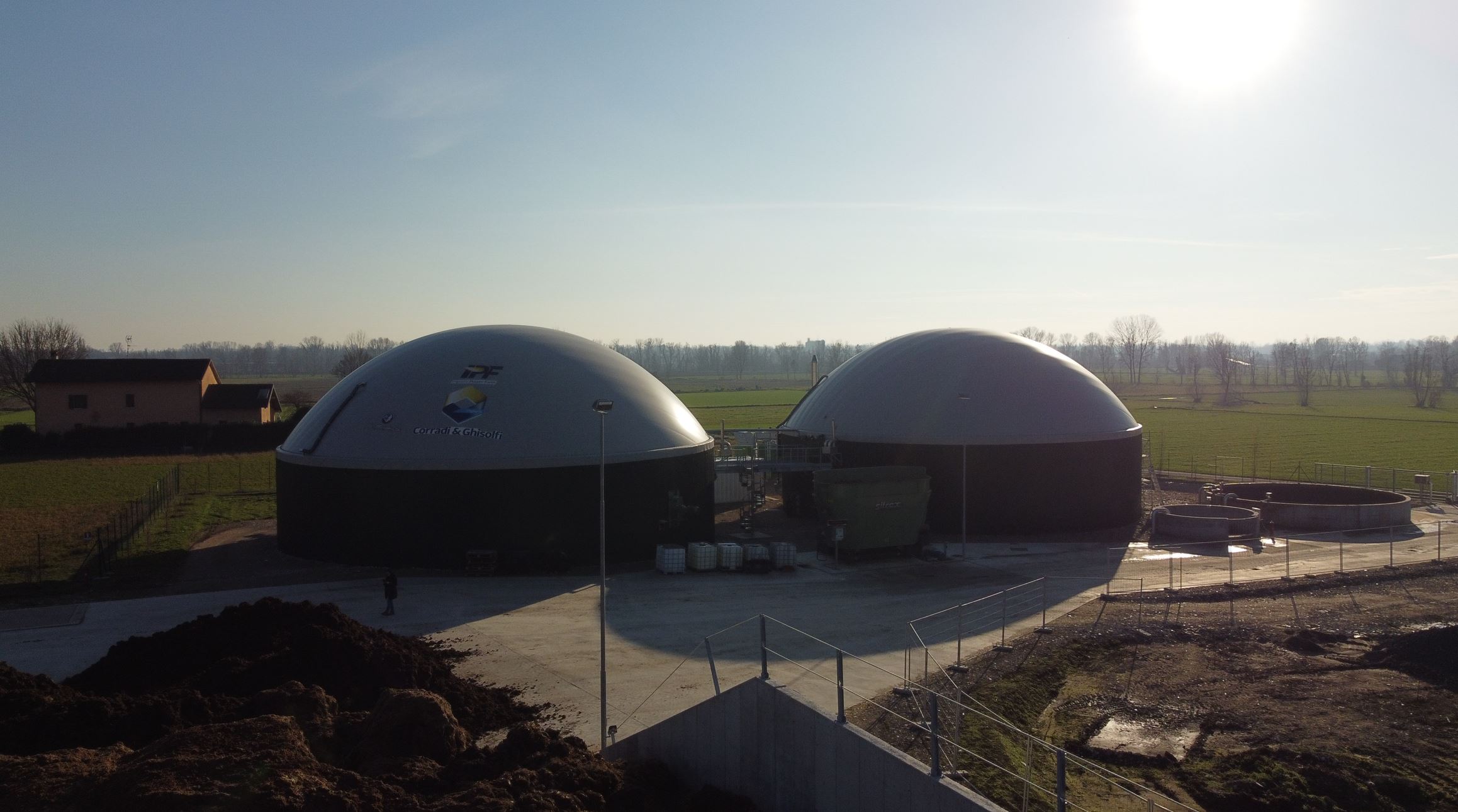 Impianto Biogas Soc Agr La Margherita Borgo San Giacomo Bs Corradi Ghisolfi